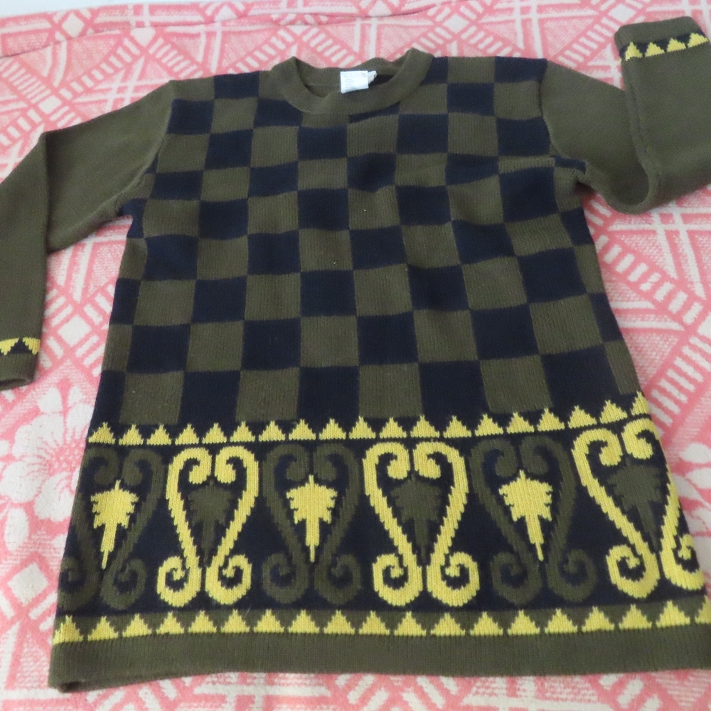 Vintage Mondi Wool Blend  Sweater Size 40 Womens